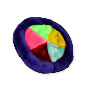 Frisbee multicolor din plus - 21cm - Img 2