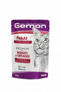 Gemon Chunkies Cat - Hrana umeda completa - Vita - 100g