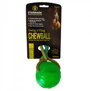 Minge distribuitoare cu snur Chew Ball Starmark - Marimea M - Img 1