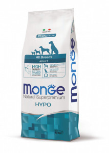 Monge Natural Superpremium Hypoallergenic Adult All Breeds - Somon si Ton - 12kg