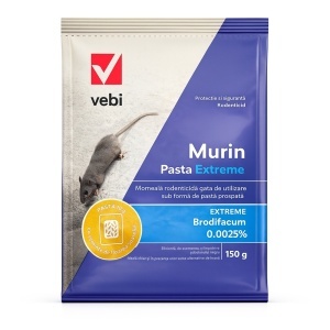 Murin Extreme - Momeala pentru combatere soareci, pasta - 150 g