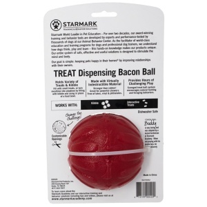 Starmark Bacon Ball - Jucarie Interactiva pentru Caini - M - Img 3