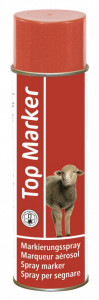 Top Marker Rosu - Spray marcaj rapid pentru oi