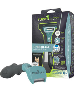 Trimmer profesional Furminator pisici, blana scurta - S - Img 1