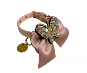 Zgarda Butterfly Wings - 25cm - Roz