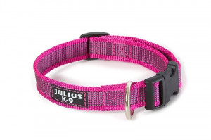 Zgarda JK9 IDC Color & Gray - 39-65cm - Roz