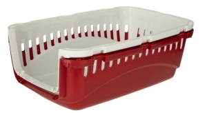 Cusca transport plastic - Bordo - 45 x 30 x 30 cm - Bordo - Img 2
