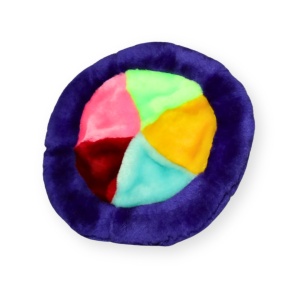 Frisbee multicolor din plus - 21cm - Img 1