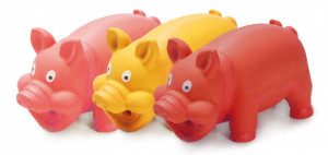 Jucarie latex - Porc - 15cm - Img 1