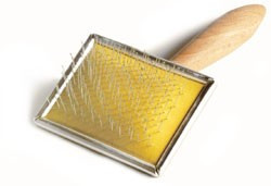 Tesala inox pentru catelusi - 12x6cm - Img 2