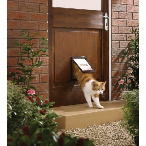 Usa intrare PetSafe StayWell - S - Alb - Img 2