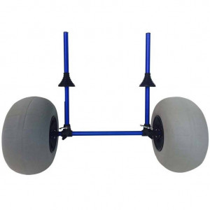 Carro para kayaks con ruedas de globo en H