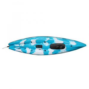 Detalle del kayak parte baja casco con tapa