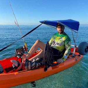 pesca en kayak mar