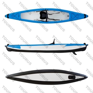 Detalles del kayak hinchable