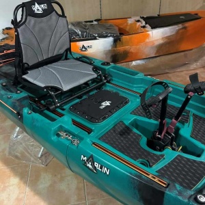 Detalles asiento, tambuchos, perfil y mas del kayak marlin falcon 2026 modular