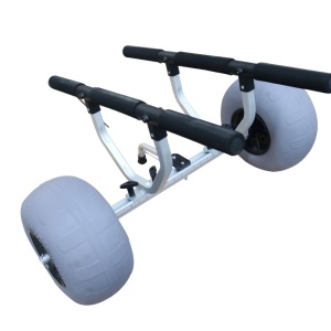 Carro para arena fina con ruedas globo